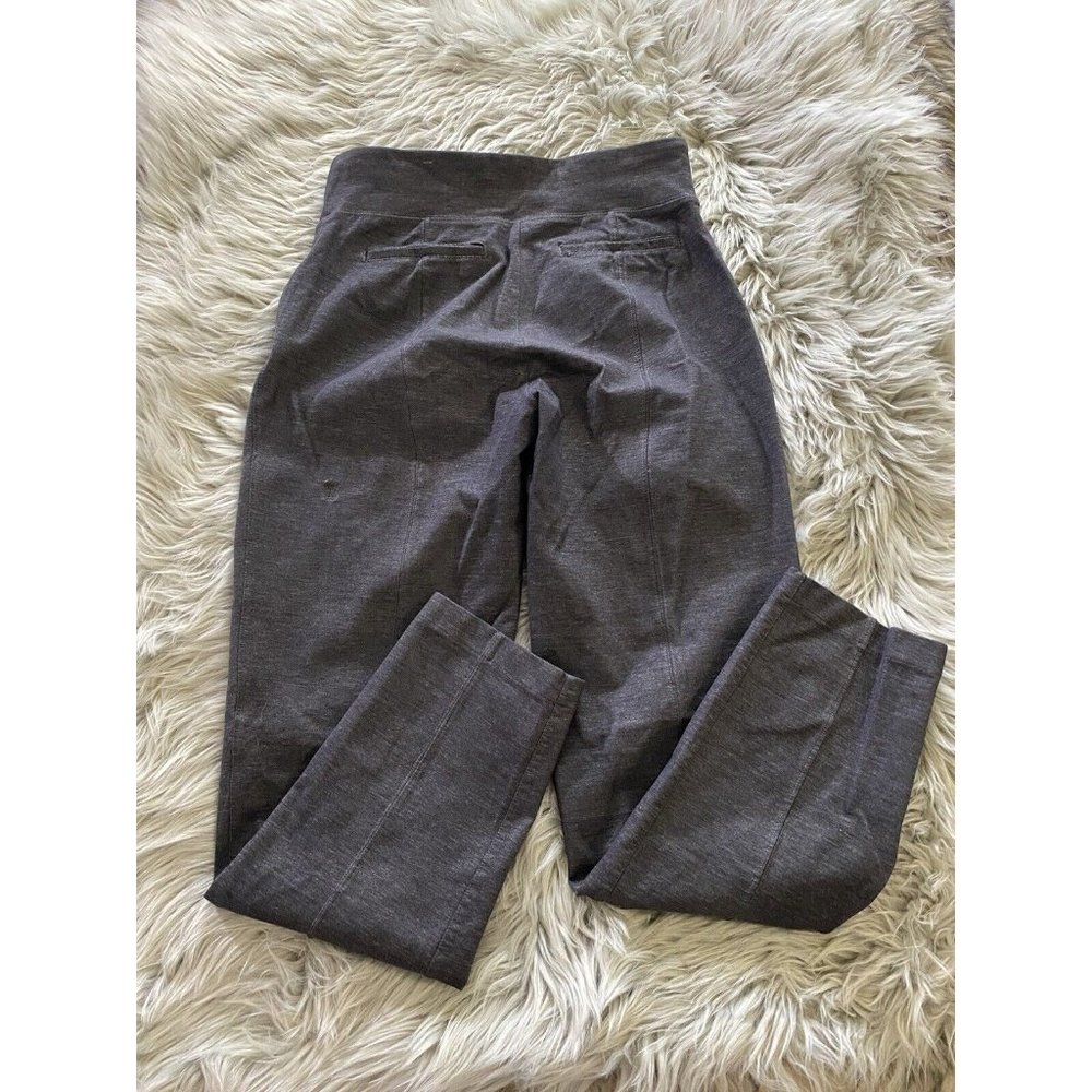 KIT & ACE womens size 8 Grey high rise elastic pull on tapered leg cropped pant
